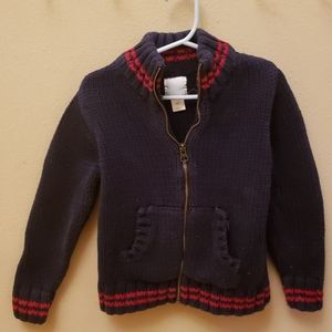 Boys 5t Zip Up Sweater